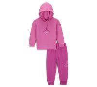 Nike Jordan Baby (12-24M) MJ Baseline 2-Piece Pullover Set - Pink - Cotton 24M