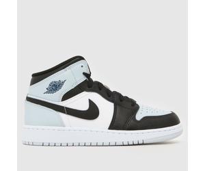 Nike Jordan Black and blue 1 Mid Boys Youth Trainers UK 5 (EU 38)
