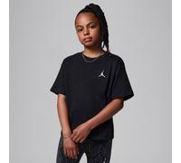 Nike Jordan Brooklyn Essentials Younger Kids' Embroidered T-Shirt - Black - Cotton/Polyester S