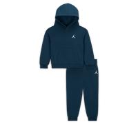 Nike Jordan Brooklyn Fleece Baby (12-24M) 2-Piece Pullover Hoodie Set - Blue - Cotton 18M