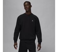 Nike Jordan Brooklyn Fleece Men's Crew-Neck Sweatshirt - Black - Cotton/Polyester M