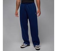 Nike Jordan Brooklyn Fleece Men's Oversized Open-Hem Trousers - Blue - Cotton/Polyester XL