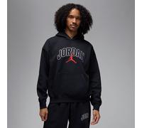 Nike Jordan Brooklyn Fleece Men's Oversized Pullover Hoodie - Black - Cotton/Polyester L