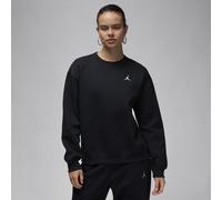Nike Jordan Brooklyn Fleece Women's Crew-Neck Sweatshirt - Black - Cotton/Polyester XXL (UK 24-26)