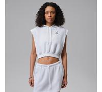 Nike Jordan Brooklyn Fleece Women's French Terry Top - Brown - Cotton/Polyester