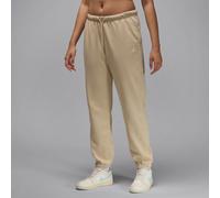 Nike Jordan Brooklyn Fleece Women's French Terry Trousers - Brown - Cotton/Polyester M (UK 12-14)