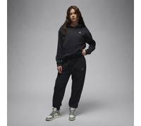 Nike Jordan Brooklyn Fleece Women's Pullover Hoodie - Black - Cotton/Polyester M (UK 12-14)