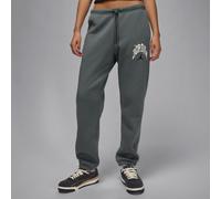 Nike Jordan Brooklyn Fleece Women's Realtree Trousers - Grey - Cotton/Polyester S (UK 8-10)