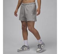 Nike Jordan Brooklyn Fleece Women's Shorts - Grey - Cotton/Polyester L (UK 16-18)