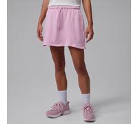 Nike Jordan Brooklyn Fleece Women's Skirt - Pink - Cotton/Polyester M (UK 12-14)