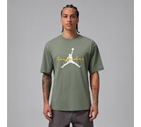 Nike Jordan Brooklyn Men's Graphic T-Shirt - Green - Cotton M