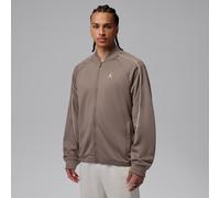 Nike Jordan Brooklyn Men's Tricot Track Jacket - Grey - Polyester S