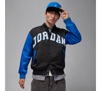 Nike Jordan Brooklyn Men's University Varsity Jacket - Black - Polyester L