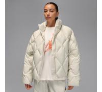 Nike Jordan Brooklyn Women's Quilted Puffer Jacket - Brown - Polyester S (UK 8-10)