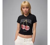 Nike Jordan Brooklyn Women's T-Shirt - Black - Modal/Cotton/Elastane XS (UK 4-6)