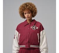 Nike Jordan Brooklyn Women's Therma-FIT Varsity Jacket - Red - Polyester