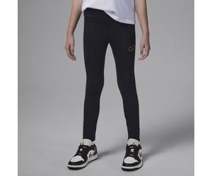 Nike Jordan Dri-FIT 1st Baby Blue Older Kids' Leggings - Black - Cotton S