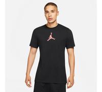 Nike Jordan Dri-Fit Air Graphic Tee - Black/Crimson Bliss/Turf Orange
