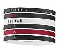 Nike Jordan Elastic Set of 6 Hair Bands in Black/White, J1007584091OS