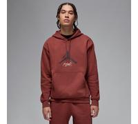 Nike Jordan Essentials Men's Fleece Hoodie - Brown - Cotton/Polyester XS
