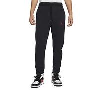 NIKE Jordan Essentials Men's Warmup Pants, Black/Gym Red, X-Large