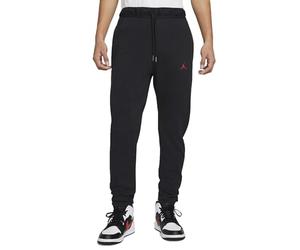 NIKE Jordan Essentials Men's Warmup Pants, Black/Gym Red, X-Large