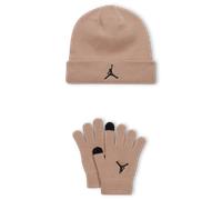 Nike Jordan Essentials Older Kids' 2-Piece Beanie Set - Brown - Acrylic ONE SIZE