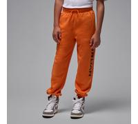 Nike Jordan Essentials Older Kids' Fleece Baseline Trousers - Orange - Cotton L