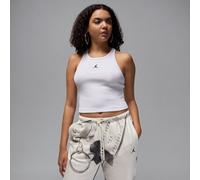 Jordan Essential Rib Tank Top - White - Womens M