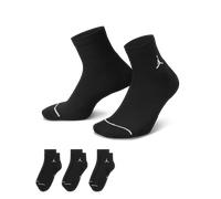 Nike Jordan Everyday Ankle Socks (3 Pairs) - Black 2-5