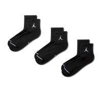 Nike Jordan Everyday Ankle Socks (3 Pairs) - Black