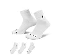 Jordan Everyday Ankle Socks (3 Pairs) - White 2-5