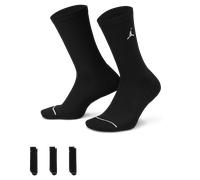 Nike Jordan Everyday Crew Socks (3 pairs) - Black 8-11