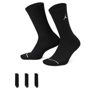 Nike Jordan Everyday Crew Socks Black UK 8-11