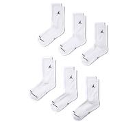 Nike Jordan Everyday Cushioned Crew Socks (6 Pairs) - White