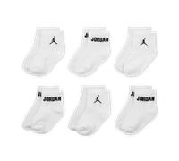 Nike Jordan Everyday Essentials Baby/Toddler Ankle Socks (6 Pairs) - White 6-12M