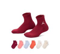 Nike Jordan Everyday Essentials Kids' Ankle Socks (6 Pairs) - Pink