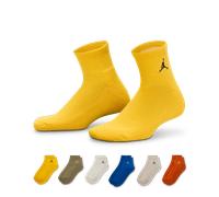Nike Jordan Everyday Essentials Older Kids' Ankle Socks (6 Pairs) - Blue 5-7