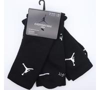 NIKE JORDAN EVERYDAY MAX CREW SOCKS 3-PACK BLACK SX5545-013 UNISEX UK2-5 11-14.5