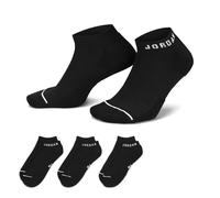 Nike Jordan Everyday No Show Socks Black UK 8-11