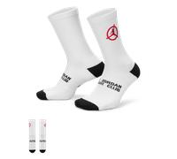 Nike Jordan Flight Club Cushioned Crew Socks - White 11-14.5