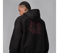 Nike Jordan Flight Club Fleece Men's Full-Zip Knit Sweatshirt - Black - Polyester XS