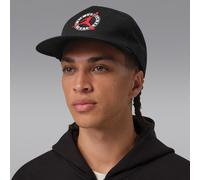 Nike Jordan Flight Club Pro Unstructured Flat-Bill Hat - Black - Polyester S/M