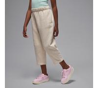 Nike Jordan Flight Essentials Older Kids' Open-Hem Trousers - Brown - Cotton L