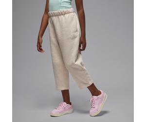 Nike Jordan Flight Essentials Older Kids' Open-Hem Trousers - Brown - Cotton L
