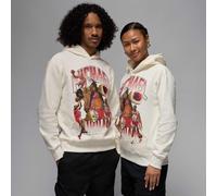 Nike Jordan Flight Fleece Mens Graphic Pullover Hoodie Heavyweight White Small