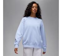 Nike Jordan Flight Fleece Women's Crew-Neck Sweatshirt - Grey - Cotton/Polyester M (UK 12-14)