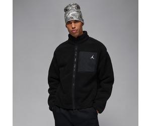 Nike Jordan Flight Men's High-Pile Shearling Jacket - Black - Polyester M