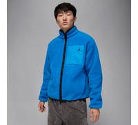 Nike Jordan Flight Men's High-Pile Shearling Jacket - Blue - Polyester S