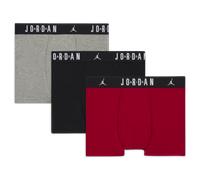 Nike Jordan Flight Older Kids' Cotton Core Boxer Briefs (3-Pack) - Red - Cotton S